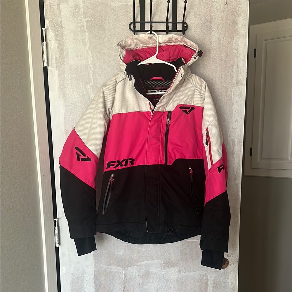 Women's Pink and Black FXR jacket